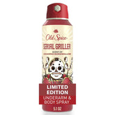 Old Spice Aluminum Free Body Spray for Men, Summerdudes, 24/7 Odor Control, 24/7 Sunny Freshness & Long Lasting Scent, Limited Edition, Serial Griller with Charred Marshmallow Scent, 5.1 oz
