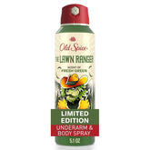 Old Spice Aluminum Free Body Spray for Men, Summerdudes, 24/7 Odor Control, 24/7 Sunny Freshness & Long Lasting Scent, Limited Edition, Lawn Ranger with Fresh Green Scent, 5.1 oz