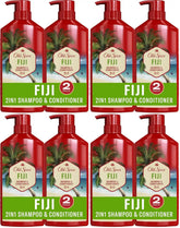 Old Spice Mens 2-in-1 Shampoo and Conditioner Set, Fiji, Coconut & Tropical Wood Scent, For All Hair Types, Healthier, Fuller, Moisturized Looking Hair, 21.9 fl oz Each, Twin Pack (Pack of 4)