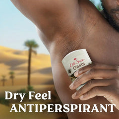 Old Spice Dry Feel Antiperspirant Deodorant for Men, 24/7 Freshness, 24/7 Sweat & Odor Protection, Gentle on Skin with Skin Conditioners, Oasis with Vanilla + Argan Oil Scent, 2.6 oz (Pack of 2)