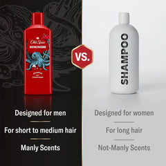 Old Spice Mens 2-in-1 Shampoo and Conditioner Set, Krakengard, For All Hair Types, Healthier, Fuller, More Moisturized Looking Hair, 13.5 fl oz Each (Pack of 6)