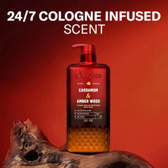 Old Spice Body Wash for Men, The Spice Alchemist Collection, 24/7 Cologne Infused Hydration, No Trade Off Formula, Free of Phthalates Silicones & Dyes, Cardamom + Amber Wood Scent, 20 oz