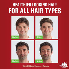 Old Spice Mens 2-in-1 Shampoo and Conditioner Set, Fiji, Coconut & Tropical Wood Scent, For All Hair Types, Healthier, Fuller, Moisturized Looking Hair, 21.9 fl oz Each, Twin Pack