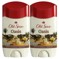 Old Spice Dry Feel Antiperspirant Deodorant for Men, 24/7 Freshness, 24/7 Sweat & Odor Protection, Gentle on Skin with Skin Conditioners, Oasis with Vanilla + Argan Oil Scent, 2.6 oz (Pack of 2)