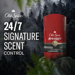 Old Spice Antiperspirant Deodorant for Men, 24/7 Sweat & Odor Protection, 24/7 Lasting Freshness, Invisible Solid, Swagger with Cedarwood Scent, 2.6 oz (Pack of 3)