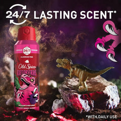 Old Spice Aluminum Free Body Spray for Men, 24/7 Odor Protection, 24/7 Lasting Fragnance & Freshness, Cologne Quality Scent, Raptorstrike with Dark Berry Scent, 5.1 oz